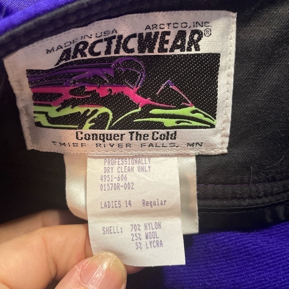 Vibrant Purple Women's Cropped Pants - Picture 13 of 15